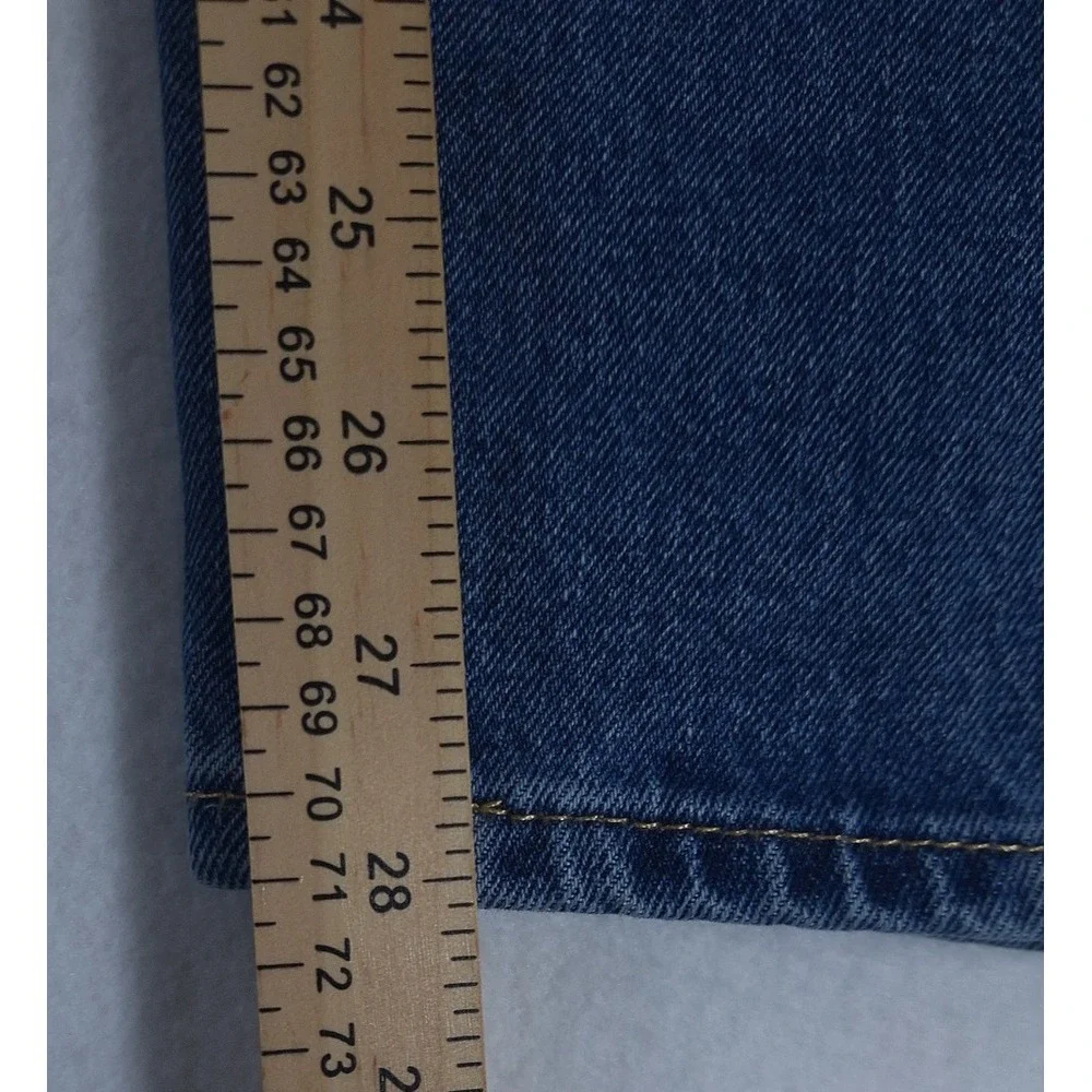 Levis‎ 550 Mens Jeans 48x29 Blue Relaxed Fit Tapered Leg Classic Denim Waterless